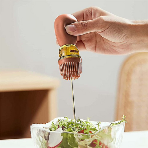 180ml Oil Dispenser Bottle with Silicone Grill Brush