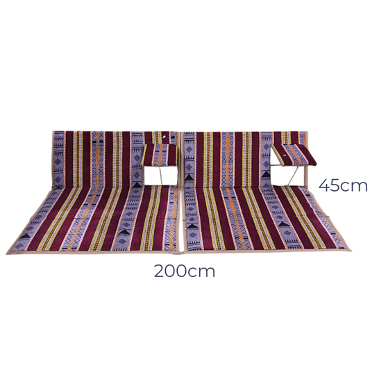 Folding Outdoor Camping Arabic Desert Sofa with Storage Bag