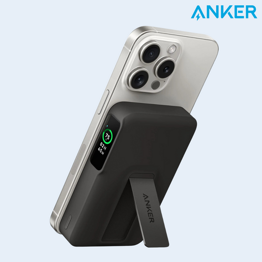 Anker MagGo 10000mAh Power Bank - 15W Ultra-Fast Charging with Stand and Smart Display