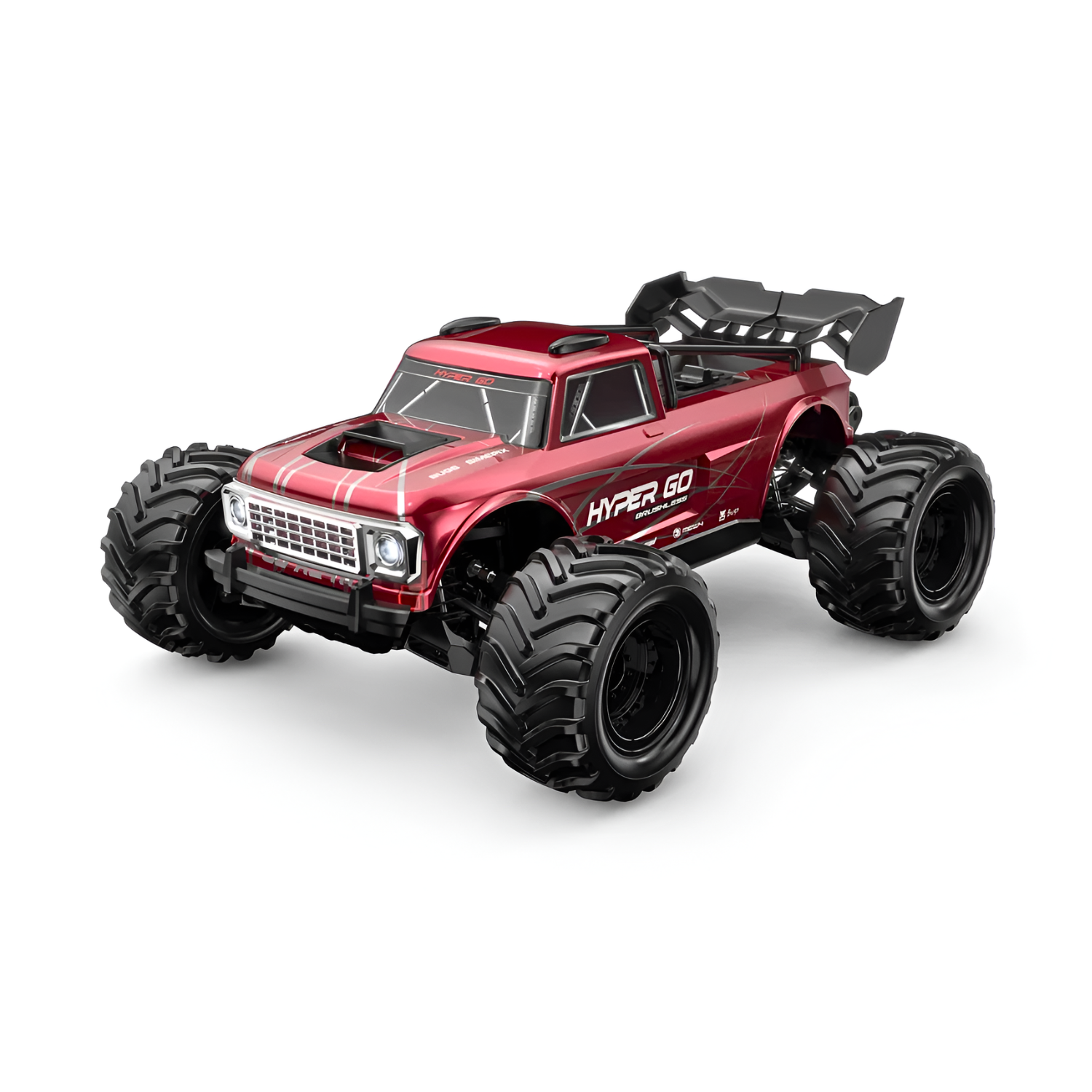 MJX Hyper Go 10210 1:10 2.4GHz 4WD Brushless High Speed Off Road RC Monster Truck Red