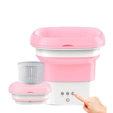 Smart Foldable Mini Portable Washing Machine with Dryer