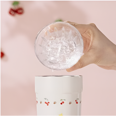 Diller 700ML Cherry Double Wall Vacuum Insulated Stainless Steel Travel Tumbler Cup