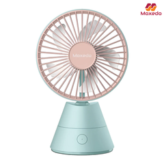 Moxedo Rechargeable Desktop Mini Portable Fan Blue