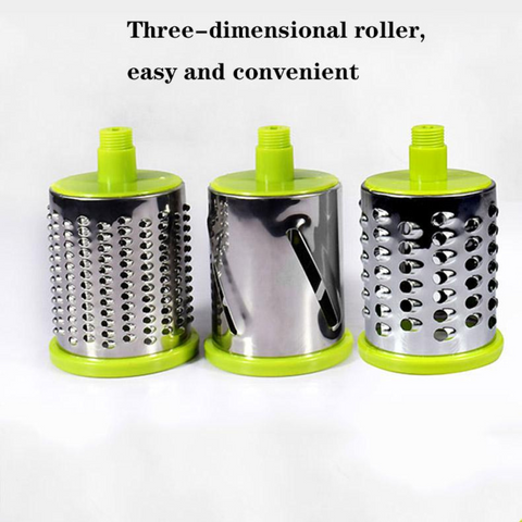 Manual Vegetable Cutter - Rotary Vegetable Slicer Shredder Chopper Machine