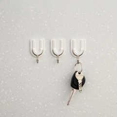 Super Sticky Wall Mounted Self Adhesive Hanging Hooks (Pack of 10)