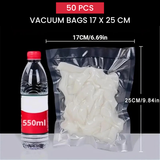 Vacuum Sealer for Automatic Vacuum Packing and Sealing (Copy) 50 Vacuum Bags 17 X 25 CM