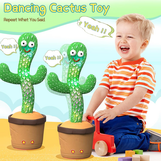 Dancing Cactus Toy - Kids Funny Talking Cactus