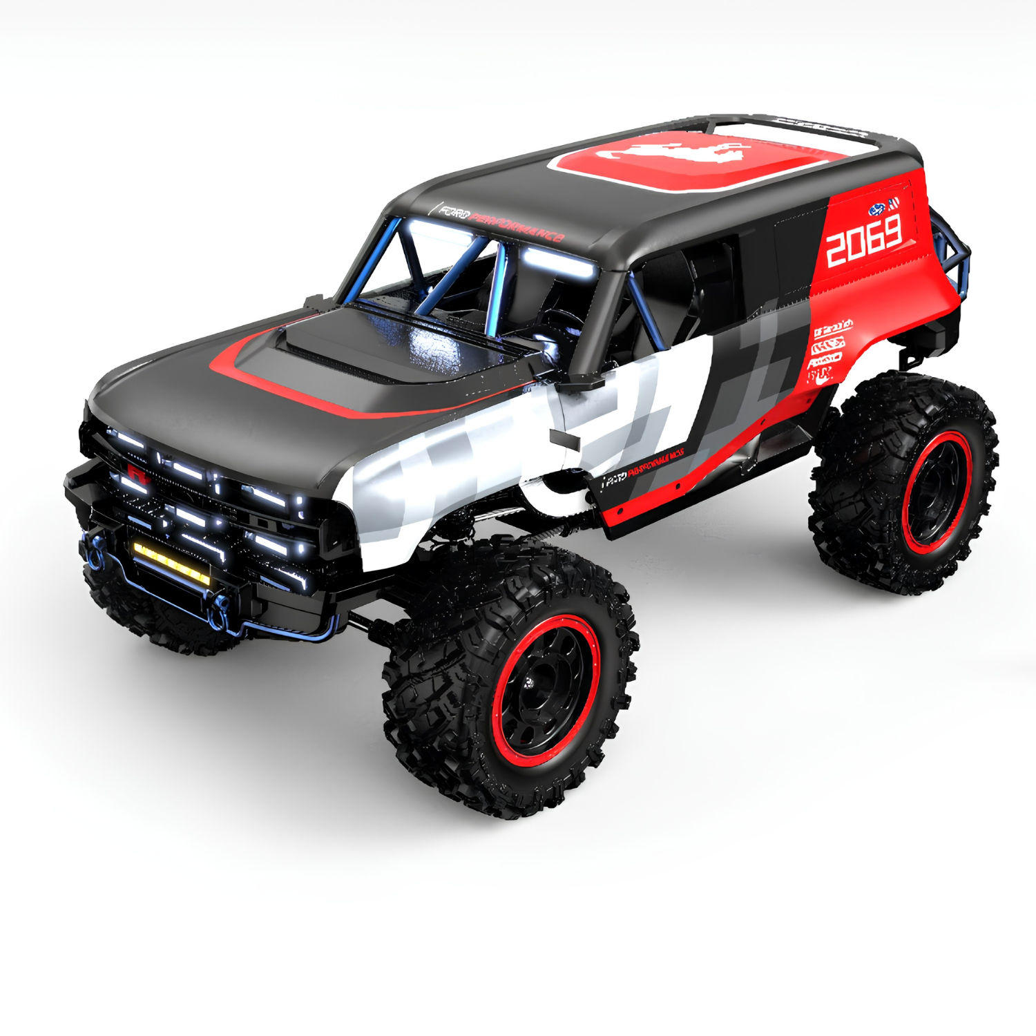 MJX Hyper Go 1:12 Scale 4WD Ford Bronco R Licensed Brushless RC Truck