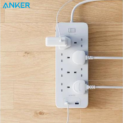 شريط طاقة USB 342 من Anker، وصلة طاقة 10 في 1 A9182K21 