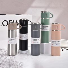 500ml 3in1 Stainless Steel Vacuum Flask Bottle Cup Set [BEST FOR GIFT]