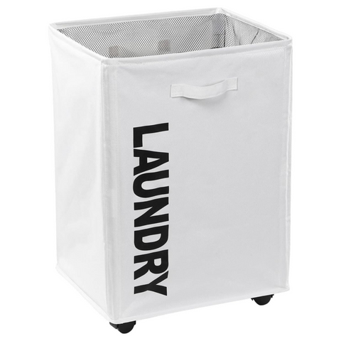 80 Liter Collapsible Laundry Basket with Wheel