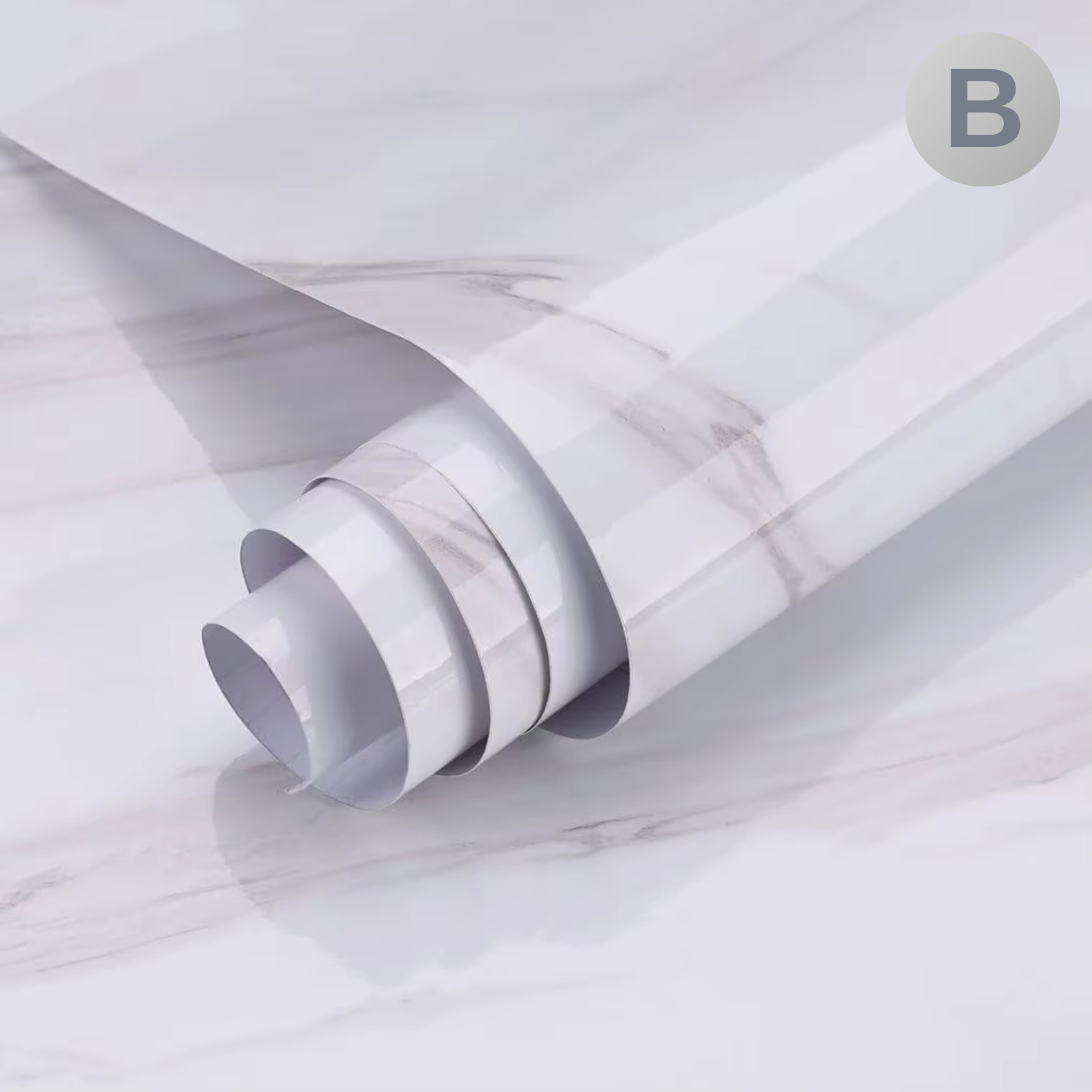 Waterproof Non-slip Self-Adhesive Marble Pattern Kitchen Wallpaper Sticker Pattern B