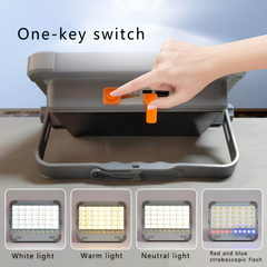 Solar LED Light with Magnetic Mount, USB Charging and IP66 Waterproof