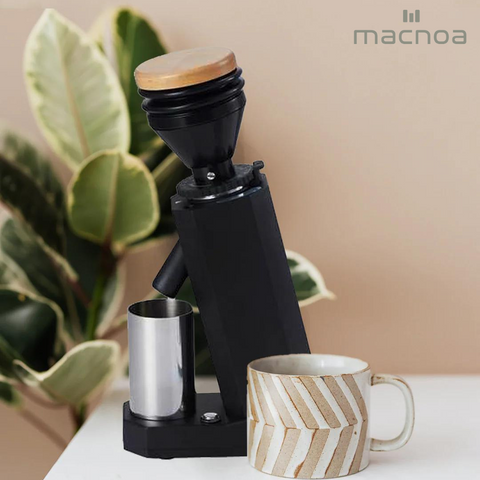 Macnoa Home Coffee Grinder with Adjustable Titanium Burr