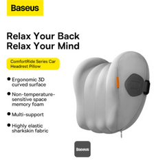 Baseus ComfortRide Series Ergonomic Memory Foam Car Headrest Pillow