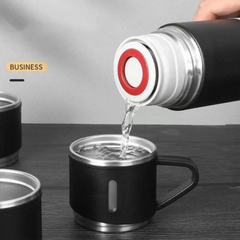 500ml 3in1 Stainless Steel Vacuum Flask Bottle Cup Set [BEST FOR GIFT]