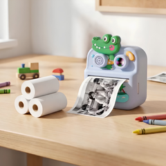 Green Lion Thermal Paper Roll for Instant Camera – 3 Rolls Set