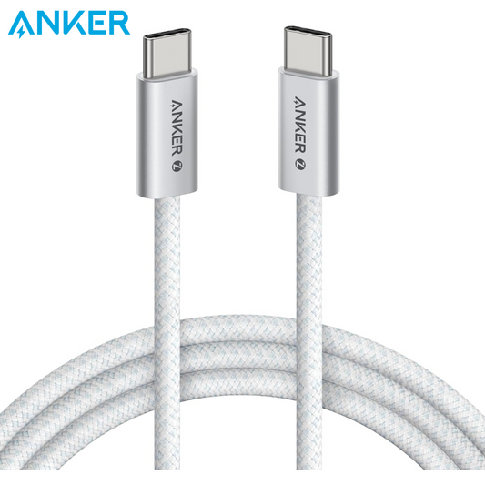 كابل شحن سريع Anker Zolo USB-C إلى USB-C مضفر من النايلون ومقاوم للأوساخ 