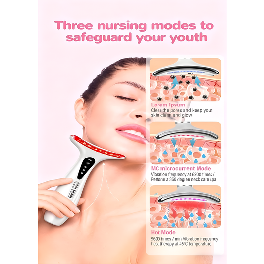 Face Massager Neck Lifting Skin Tightening & Rejuvenating Device