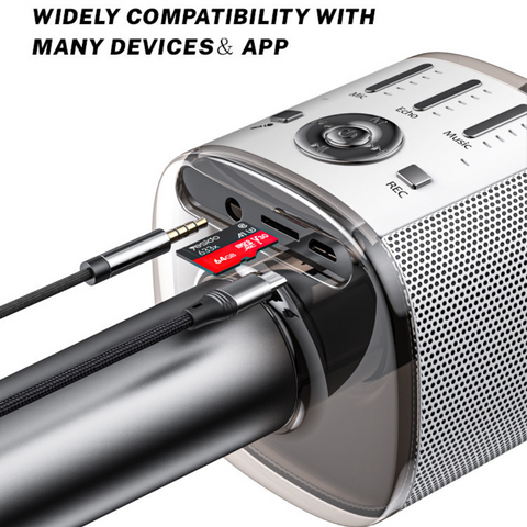 Yesido Wireless Bluetooth Karaoke Microphone