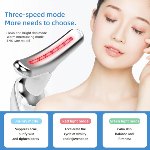 High Frequency Vibration Skin Rejuvenation Device, Face & Neck Wrinkle Remover