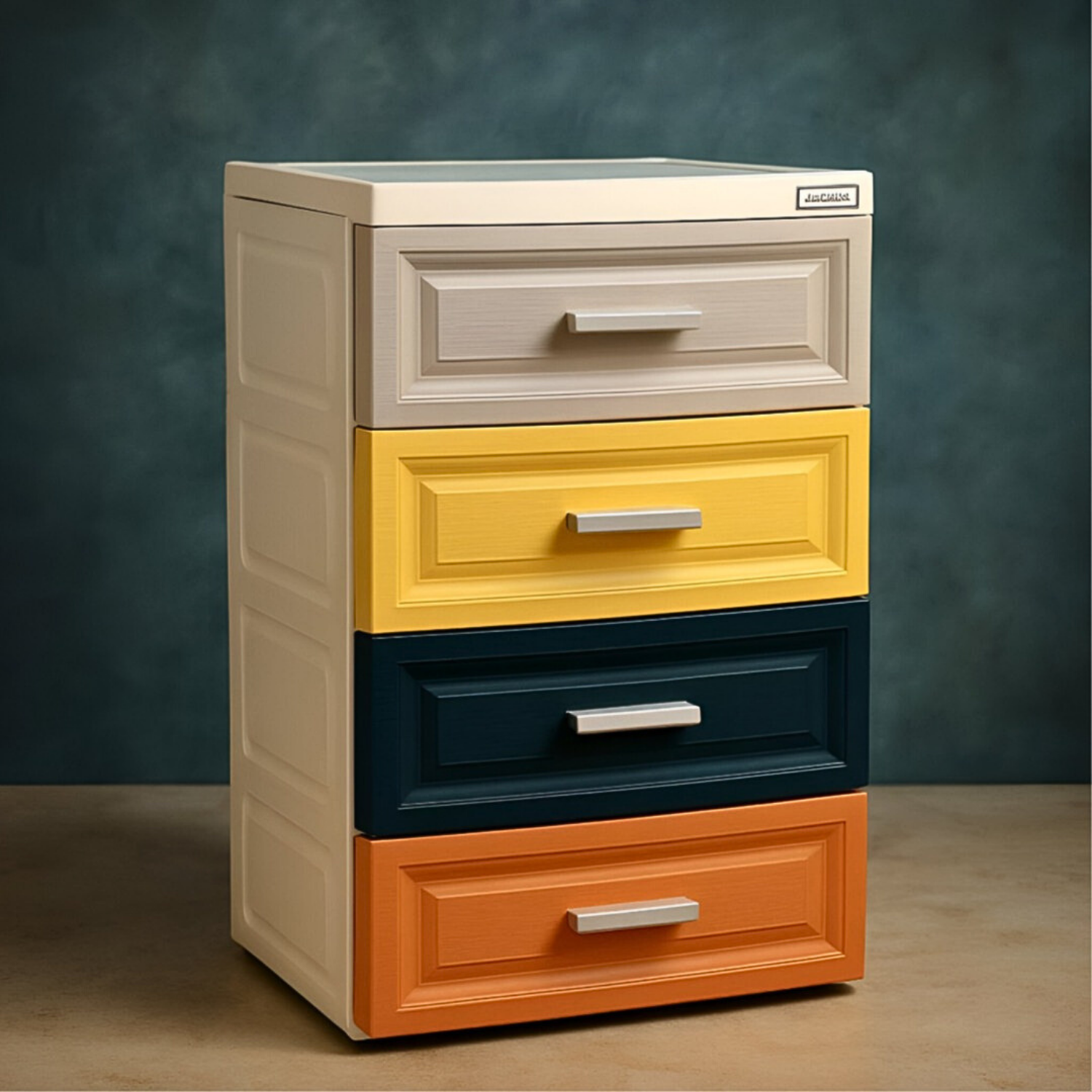 4 Drawers Plastic Storage Organizer Cabinet Shelf