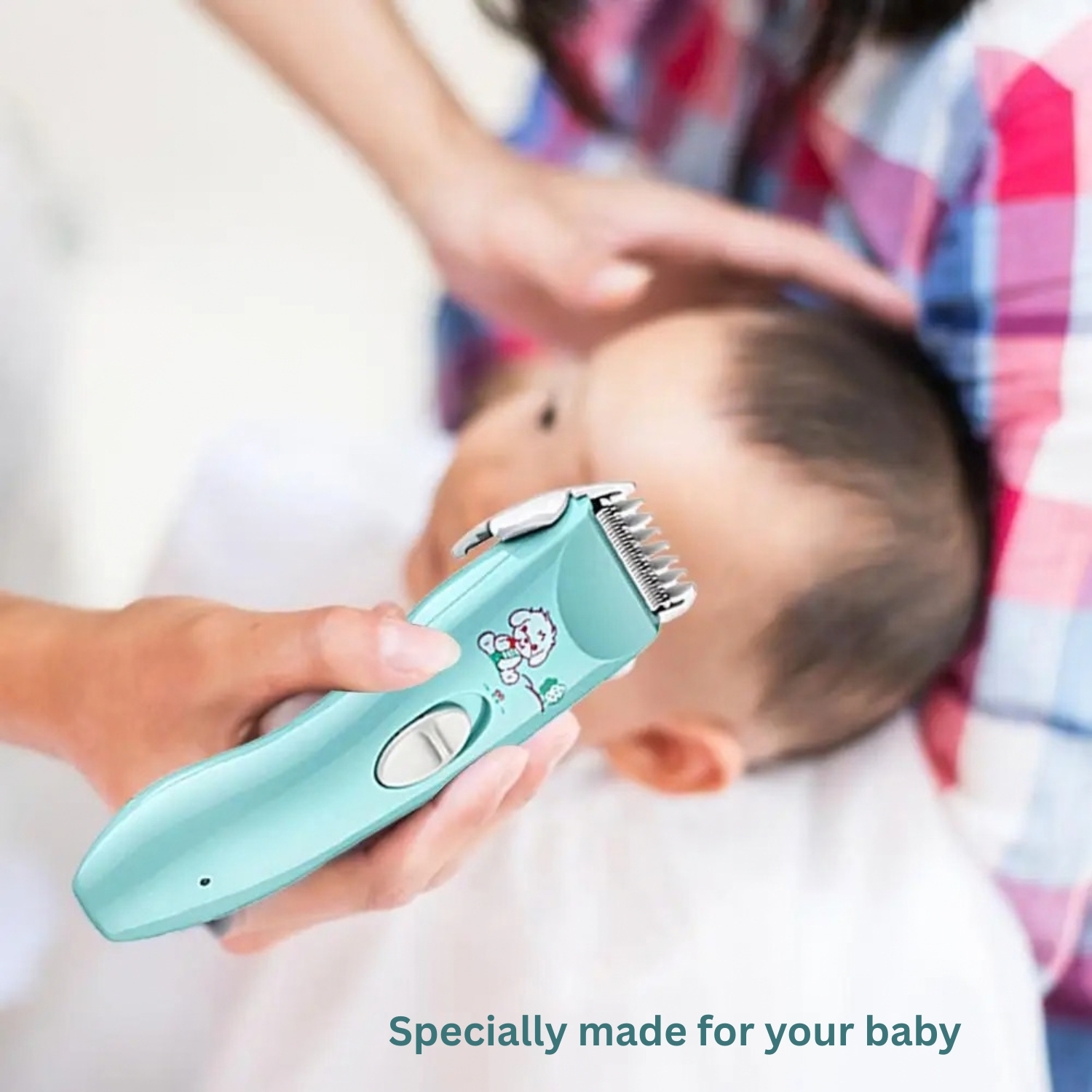 Rechargeable Baby Hair Trimmer, with 2 Auxiliary Combs and Accessories