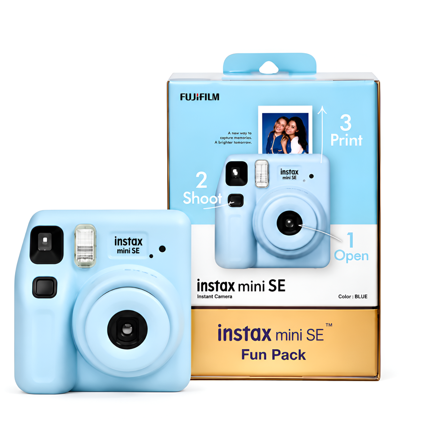 Fujifilm Instax Mini SE Instant Camera Blue