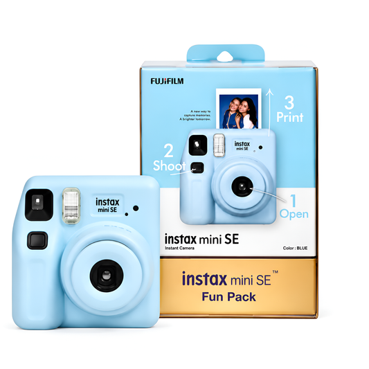 Fujifilm Instax Mini SE Instant Camera Blue