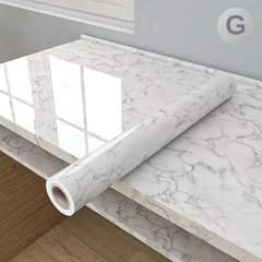 Waterproof Non-slip Self-Adhesive Marble Pattern Kitchen Wallpaper Sticker Pattern G