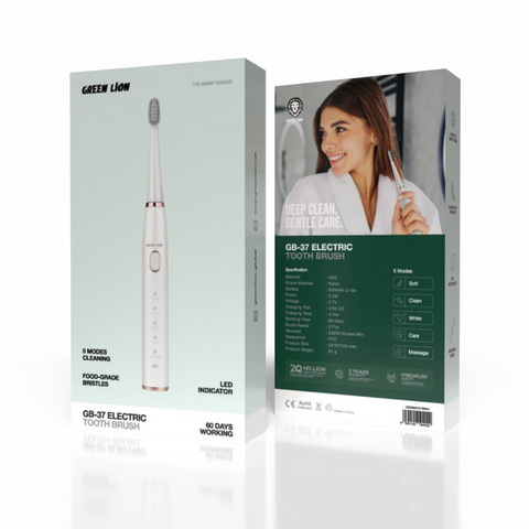 Green Lion GB-37 Electric Toothbrush with 5 Cleaning Modes