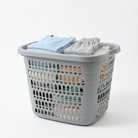 Multipurpose Household Breathable Laundry and Clothes Storage Basket with Handle