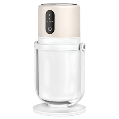 Portable Desktop Humidifier 300ml with LED Night Light and Timer Cream