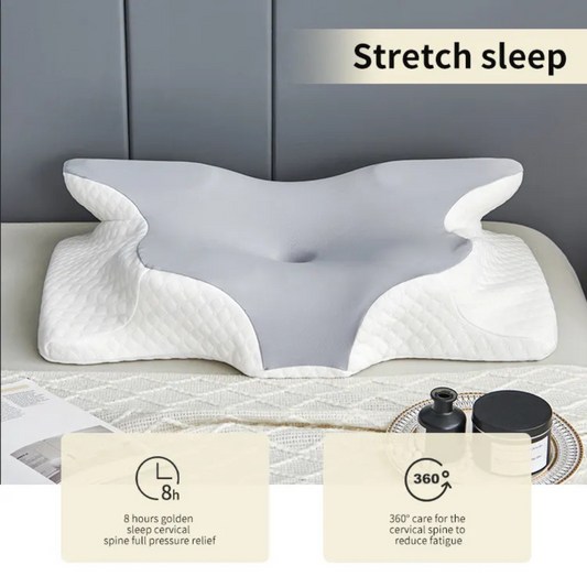 Orthopedic Ergonomic Butterfly Shaped Memory Foam Cervical Pillow for Neck Pain