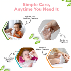Xinrunmei Premium Baby Wet Wipes 100 pcs