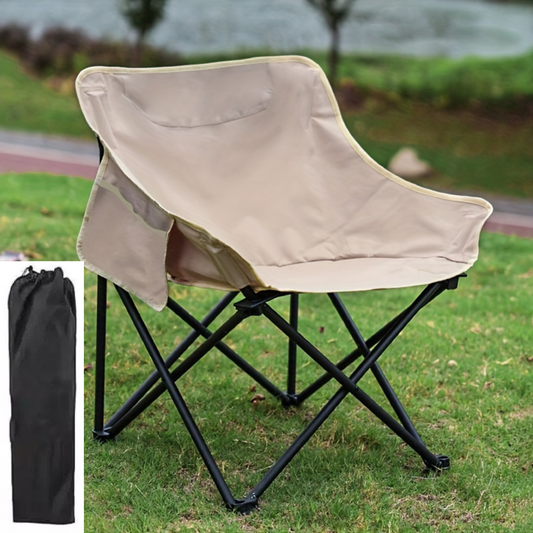 Portable Folding Outdoor Moon Chair for Camping, Fishing & Picnic