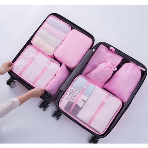 10 pcs/set Luggage & Trolley Packing Organizer Bags for Travelers