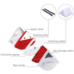 Double Sided Magnetic Glass & Window Cleaner