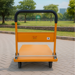 Foldable Warehouse Platform Trolley 200kg with Swivel Wheels