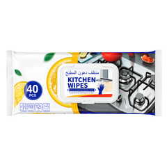 Powerful Anti Oil Kitchen Wipes for Deep Cleaning and Grease Removal 40 pcs
