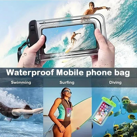 جراب هاتف مقاوم للماء، غطاء هاتف عالمي تحت الماء