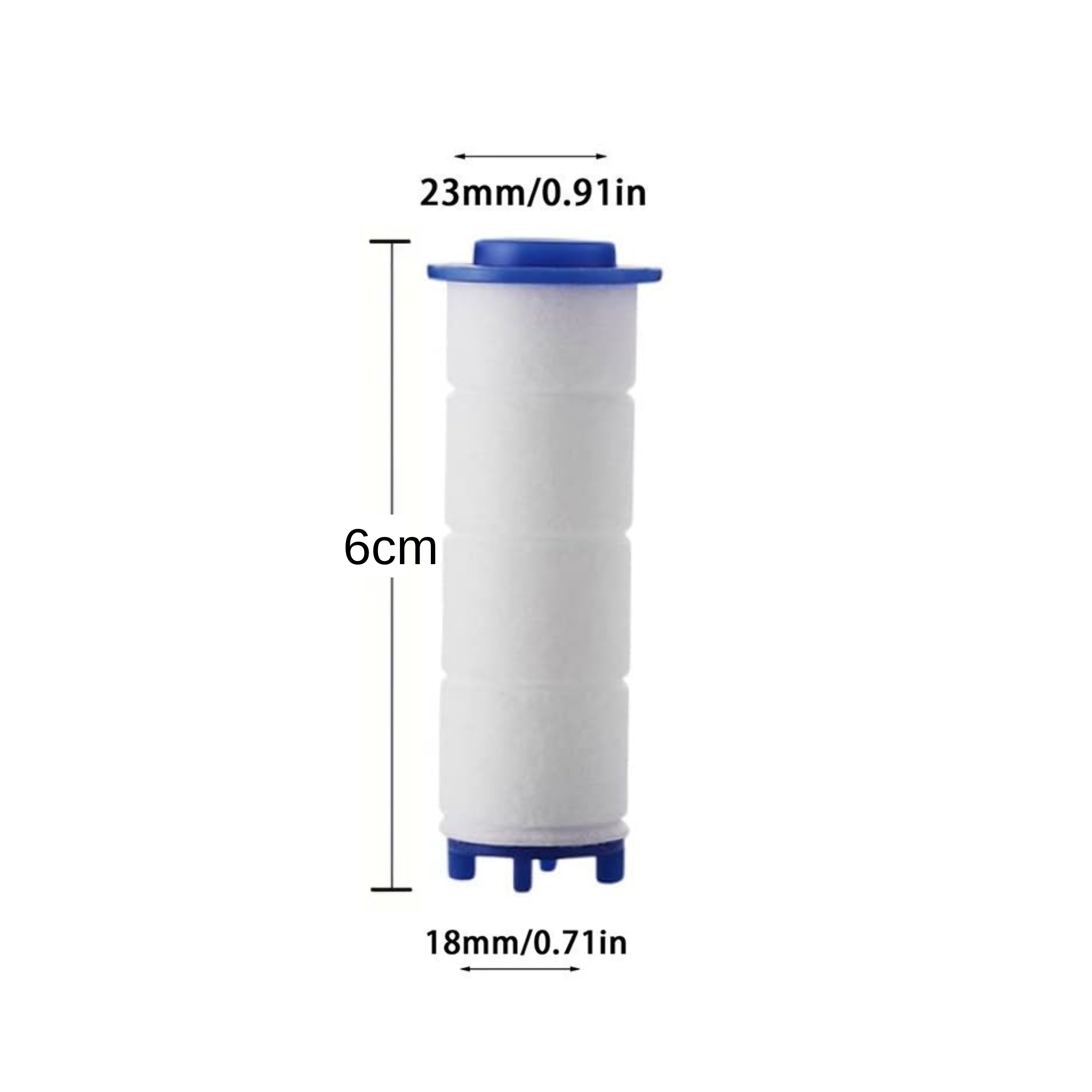 Water Filter Replacement Cartridge for Shower Head 6 cm