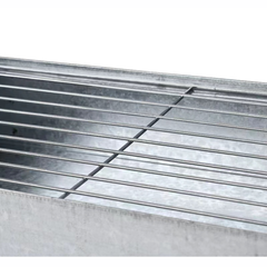 Stainless Steel BBQ Grill 77 x 26 x 15 cm
