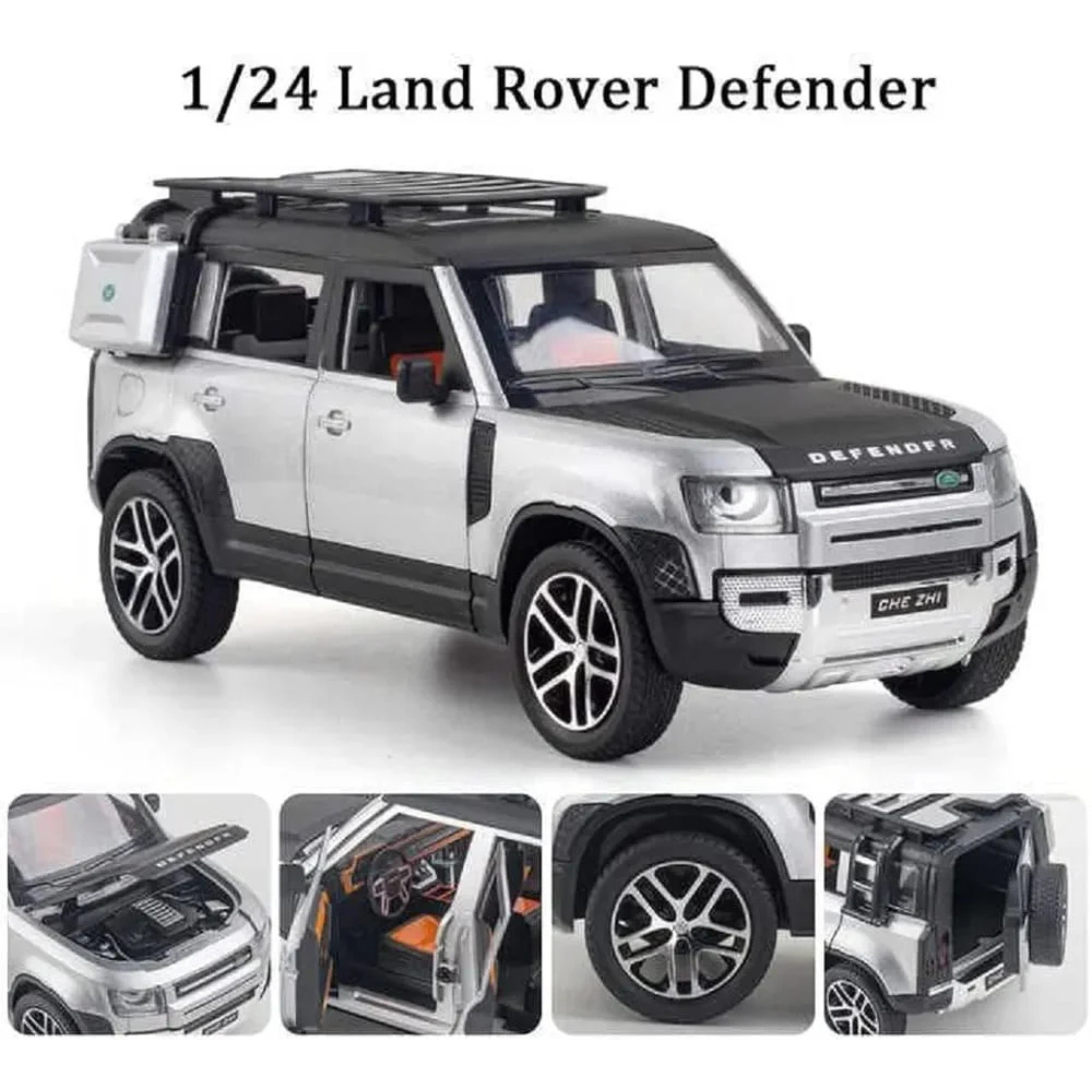 Defender Car Square Model Land Rover Defender 1:24 Scale Die Cast Model Car in Qatar – Qmax Qatar
