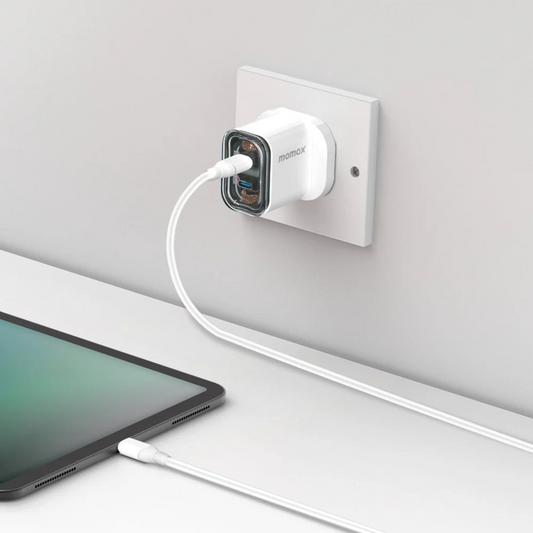Momax 1-Charger Flow PD 35W 2 Ports GaN Wall Charger