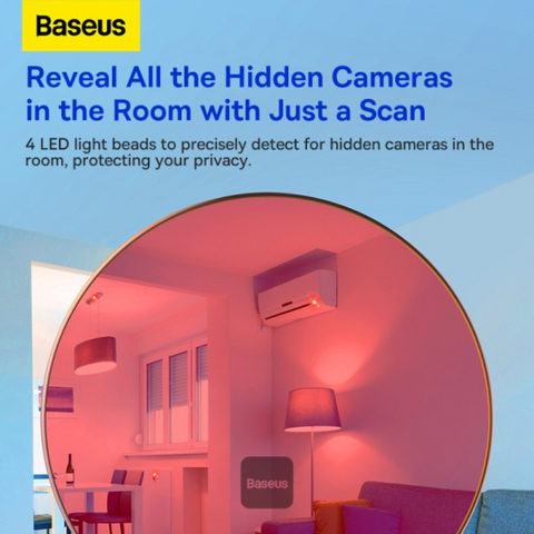 Hidden Camera Detector - Baseus Heyo Privacy Protection Device, Travel Hotel Spy Camera Finder