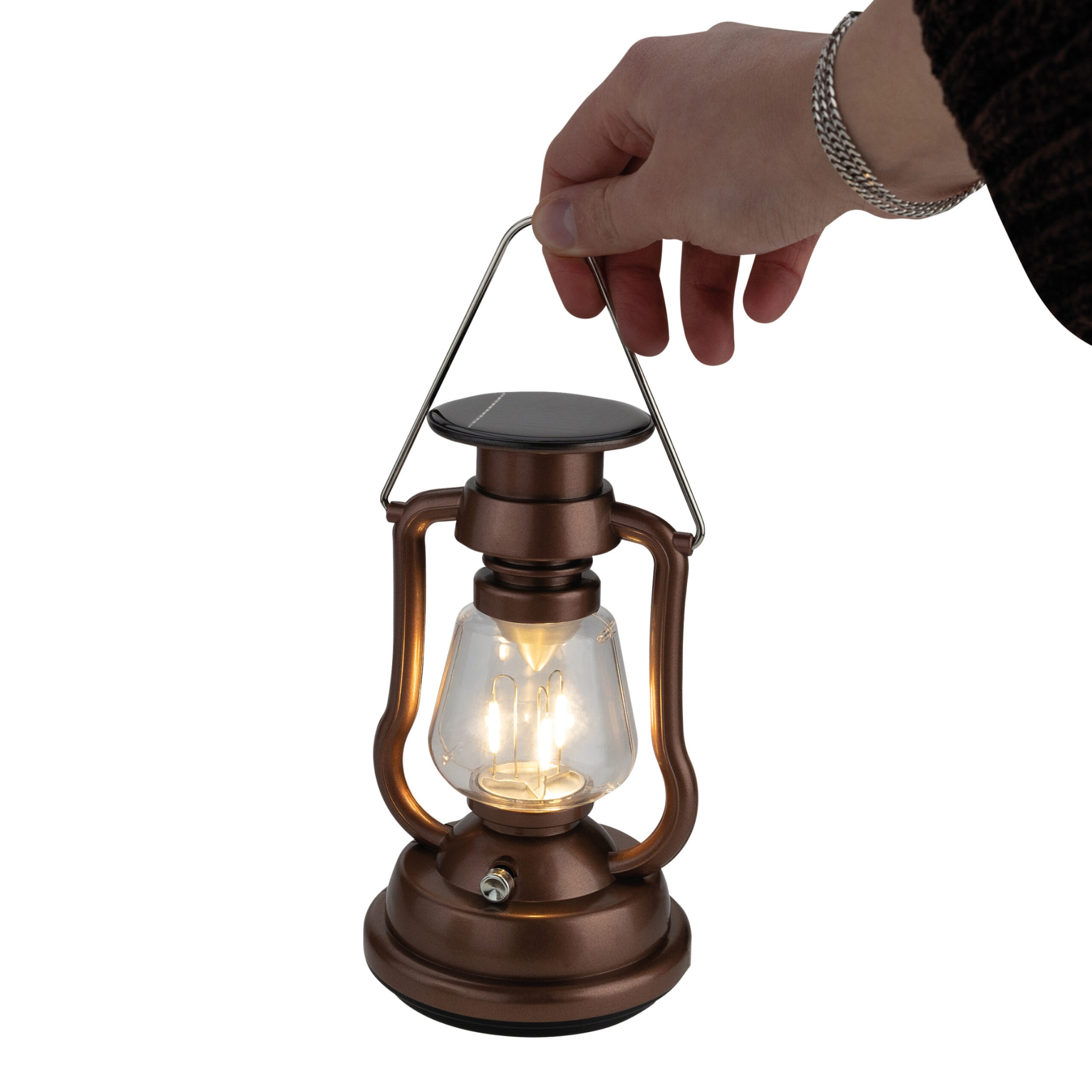 Solar and Hand Crank Hanging Lantern Lamp RY-T91