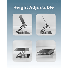 Moxedo Aluminum 360° Laptop &amp; Tablet Stand