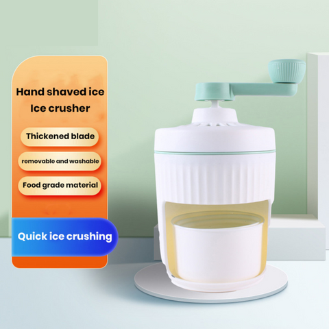 Manual Ice Shaver Machine, Ice Crusher Snow Cone Maker