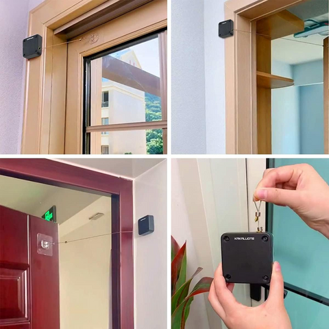 1.2 Meter Retractable Steel Wire Punch-free Automatic Door Closer